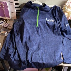 WOmens Seahawks jacket pull over thin